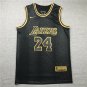 Lakers 24 Mamba Black Gold  Jersey