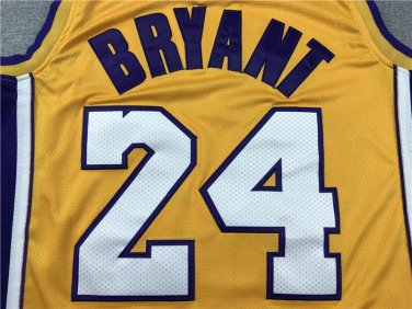 Lakers 24 Retired Edition Yellow  Jersey