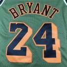 Lakers 24 Retro Army Green  Jersey