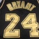 Lakers 24 Retro Black Gold  Jersey