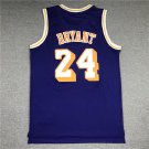 Lakers 24 round neck purple  Jersey