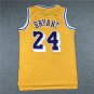 Lakers 24 round neck yellow  Jersey