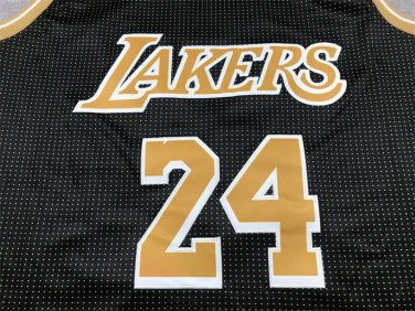 Lakers 24 Selected Edition Black  Jersey