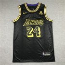 Lakers 24 Serpentine Black  Jersey
