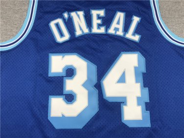 Lakers 34 Retro LOS Blue  Jersey