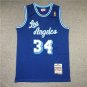 Lakers 34 Retro LOS Blue  Jersey
