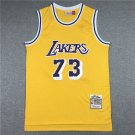 Lakers 73 Retro Yellow  Jersey