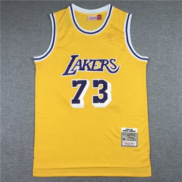 Lakers 73 Retro Yellow  Jersey