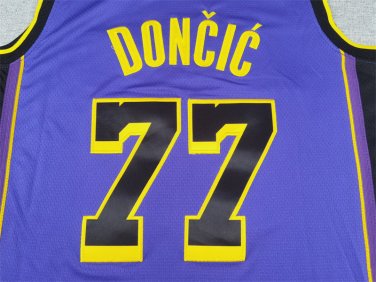 Lakers 77 Announced Edition Purple  Jersey
