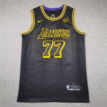 Lakers 77 Serpentine Black  Jersey