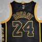 Lakers Top 8, Rear 24 Retired Edition Black  Jersey