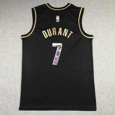 Nets 7 Diamond Edition Black Gold  Jersey