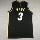 New Heat 3 Black Gold  Jersey