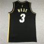 New Heat 3 Black Gold  Jersey