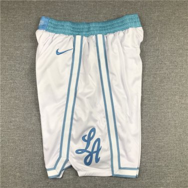 New Lakers City Edition White Pants  Jersey