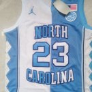 North Carolina 23 blue and white color combination  Jersey