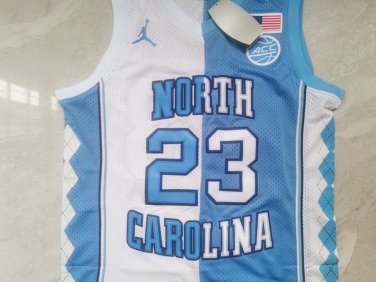 North Carolina 23 blue and white color combination  Jersey