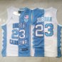 North Carolina 23 blue and white color combination  Jersey