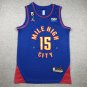 Nuggets 15 Announcement Blue  Jersey