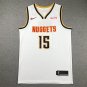 Nuggets 15 White  Jersey