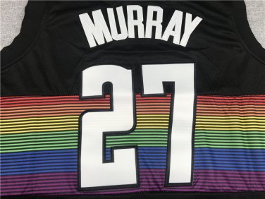 Nuggets 27 City Edition Black  Jersey
