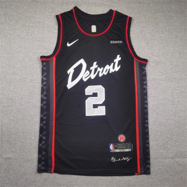 Pistons 2 City Edition Black  Jersey