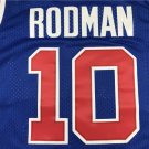 Pistons 10 Retro Blue  Jersey
