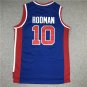 Pistons 10 Retro Blue  Jersey