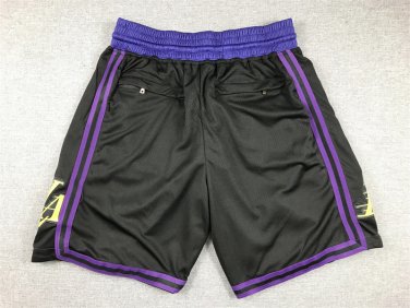 Pocket 24 Lakers City Edition Black Pants  Jersey