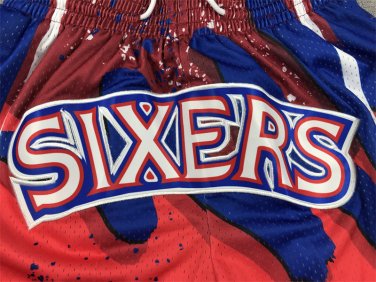Pocket 76ers Swinging Man Red Pants  Jersey