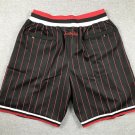 Pocket Bulls Black and Red Shorts  Jersey