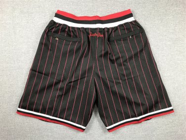 Pocket Bulls Black and Red Shorts  Jersey