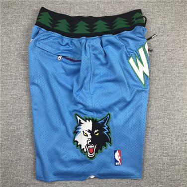 Pocket Forest Wolf Blue Pants  Jersey