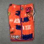 Pocket Knicks Graffiti Orange Pants  Jersey