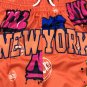 Pocket Knicks Graffiti Orange Pants  Jersey