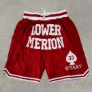 Pocket Kobe High School Red Pants  Jersey
