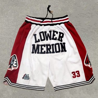 Pocket Kobe High School White Pants  Jersey