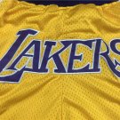 Pocket Lakers 8 24 Yellow Pants  Jersey