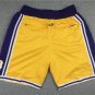 Pocket Lakers 8 24 Yellow Pants  Jersey