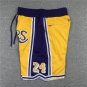Pocket Lakers 8 24 Yellow Pants  Jersey