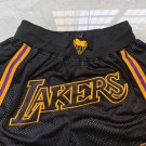 Pocket Lakers LAKERS 8 24 Black Pants  Jersey