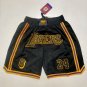 Pocket Lakers LAKERS 8 24 Black Pants  Jersey