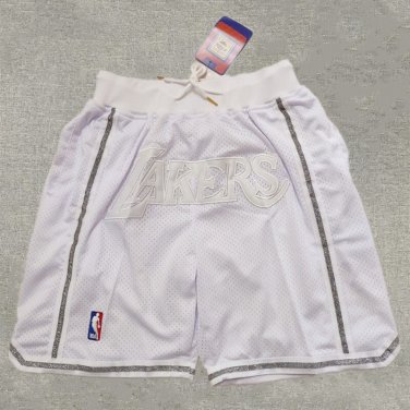 Pocket Lakers MVP White Pants  Jersey