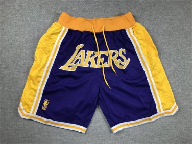 Pocket Lakers Purple Pants  Jersey