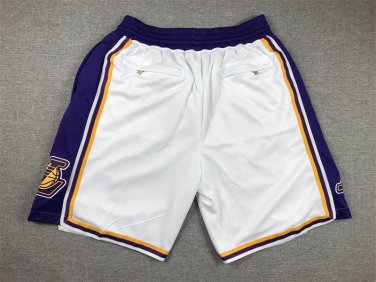 Pocket Lakers Regular White Pants  Jersey