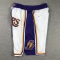 Pocket Lakers Regular White Pants  Jersey