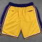 Pocket Lakers Regular Yellow Pants  Jersey