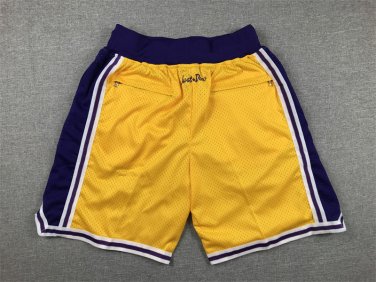 Pocket Lakers Yellow Pants  Jersey