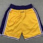 Pocket Lakers Yellow Pants  Jersey
