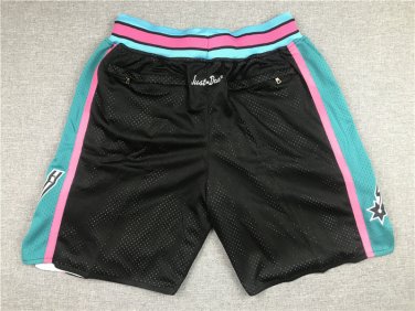 Pocket Spurs Black Pants Green Edge  Jersey